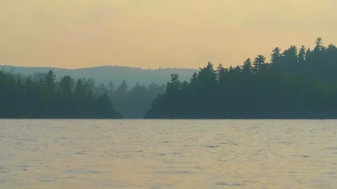 Timelapse Over Pristine Lake Bwca Wild Quetico In The Boundary Waters Wilderness 動画素材 347922883