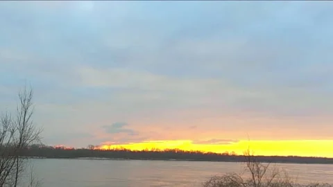 Timelapse over River Stock-Footage 143717780
