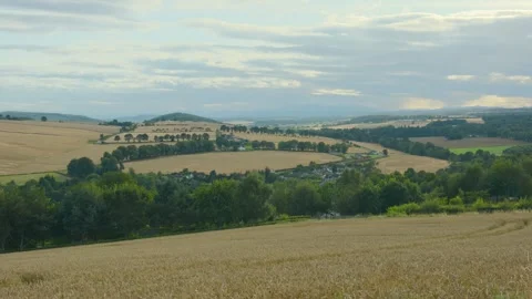 Timelapse overlooking landscape in Avoch (Scotland) Stock Footage 345177404