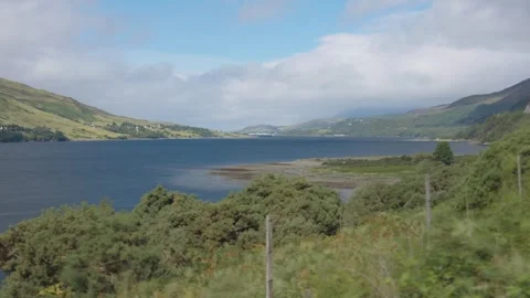 Timelapse overlooking Loch Broom towards Ullapool, Scotland Stock Footage 344885447