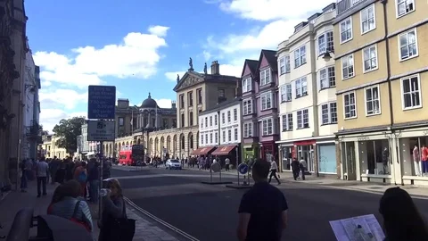 Timelapse in Oxford Stock Footage 76953012