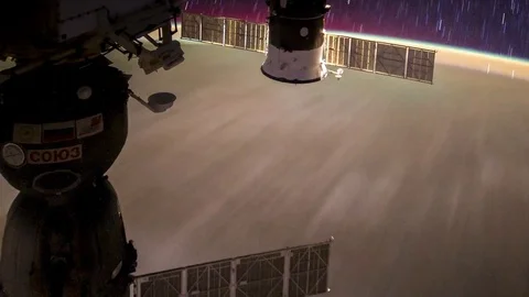 Timelapse pacificocean from ISS Stock Footage 72759232