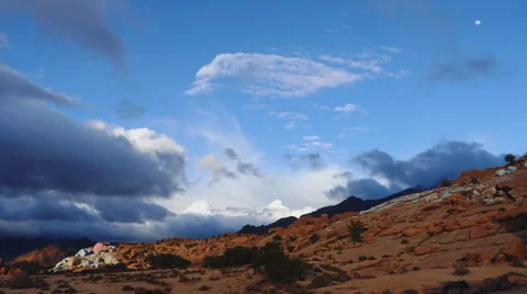Timelapse at the Painted Rocks Valley in Morocco 스톡 동영상 68973469