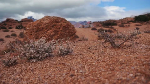 Timelapse at the Painted Rocks Valley in Morocco 스톡 동영상 68974116