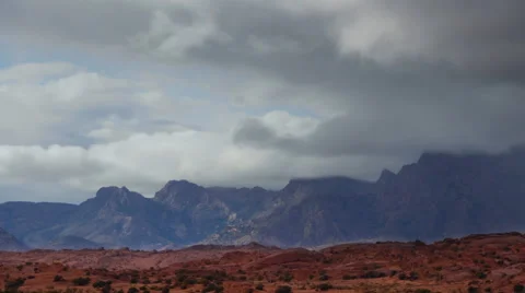 Timelapse at the Painted Rocks Valley in Morocco Stock-Footage 68974118