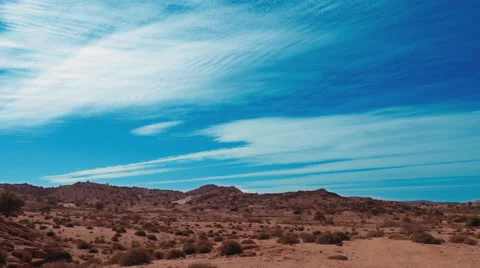 Timelapse at the Painted Rocks Valley in Morocco Stock Footage 68974141
