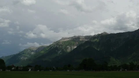Timelapse Panning Interlaken Stock Footage 197121735
