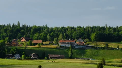 Timelapse Panning Steffisburg Stock Footage 197666258