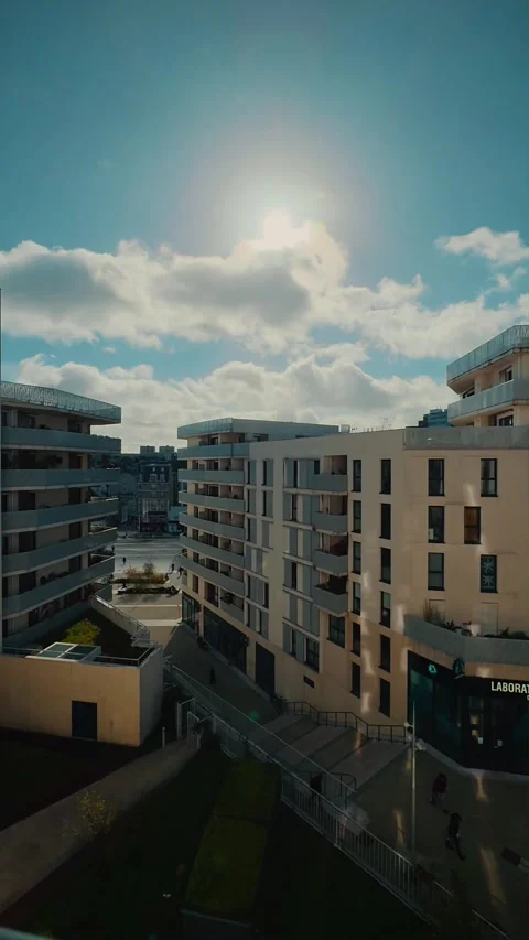 Timelapse paris buildings Stock Footage 346005339