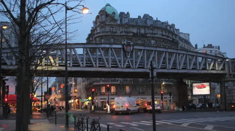 Timelapse Paris Stock Footage 30822854