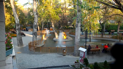 Timelapse park in Ankara Stock Footage 36054823
