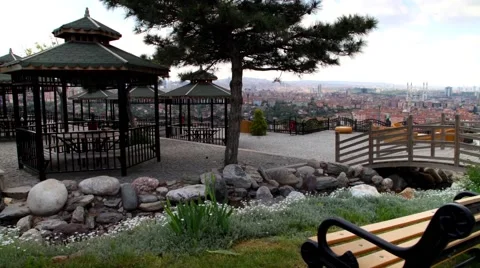 Timelapse Park Ankara Stock Footage 43105761