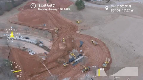 Timelapse of park under construction Stock Footage 240848883