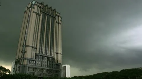 Timelapse Parkview Square building Vídeo Stock 11610569