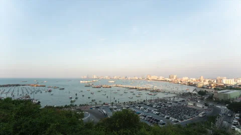 Timelapse Pattaya before New Year Stock Footage 325723536