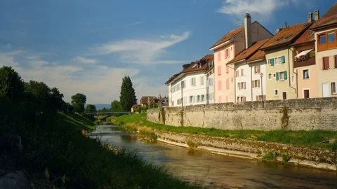 Timelapse Payerne Stock Footage 93401057