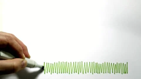 Timelapse of a pen drawing Видео 19233494