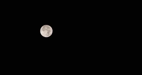 Timelapse of Penumbral Lunar Eclipse on 11-08-2022 - 30fps Stock Footage 222722043