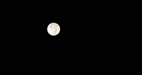 Timelapse of Penumbral Lunar Eclipse Making the Moon Darker on 11-08-2022 Stock Footage 222705846