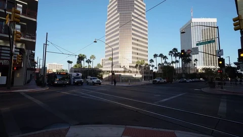 Timelapse People Going To Work Cityscape Stock Footage 82860858