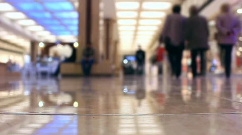Timelapse People walking in the hypermarket Vidéo 61150381