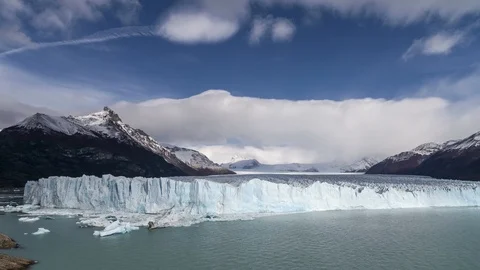 Timelapse of the Perito Moreno Glacier Видео 90800441