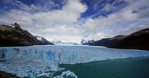 Timelapse Perito Moreno glacier Stock Footage