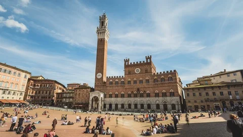 Timelapse piazza del campo Stock-Footage 88317542
