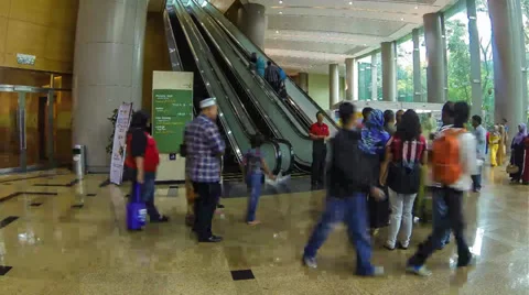 Timelapse at PICC during convocation day Video stock 32274654