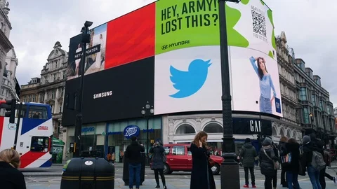 Timelapse Piccadilly Circus Stock Footage 104642460