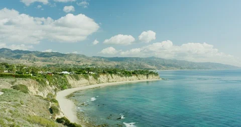 Timelapse of picturesque view from Point Dume Natural Preserve in Malibu. Stock Footage 99137513
