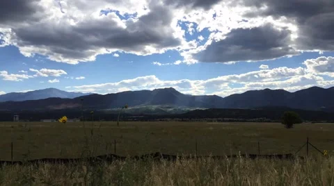 TimeLapse of Pike's Peak 스톡 동영상 53346070