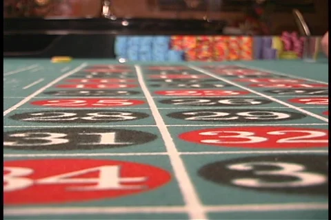 Timelapse placing roulette bets 2 Stock Footage