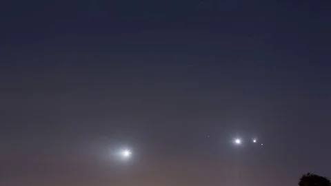 Timelapse of Planes Lining Up to Land at LAX Video stock 76853694