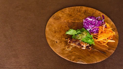 Timelapse of a plate being dished Stock Footage 310545752