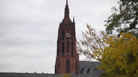Timelapse of pointed look at Imperial Cathedral of Saint Bartholomew Stock Footage 171081289