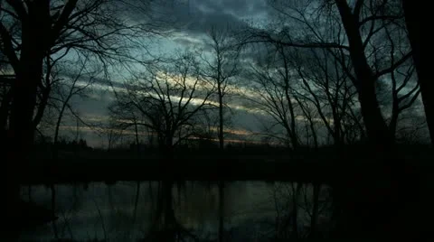Timelapse pond sunrise 스톡 동영상 11589065