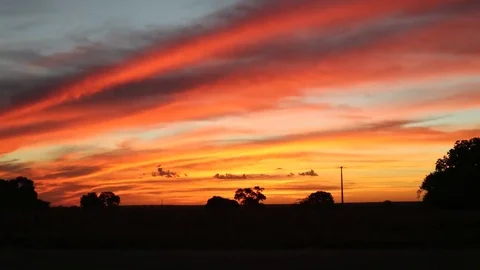 Timelapse Por do Sol Stock Footage 84555874