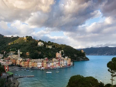 Timelapse at Portofino Stock Footage 81570260