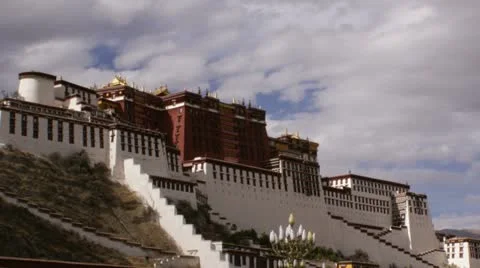 Timelapse Potala Palace 스톡 동영상 11570222