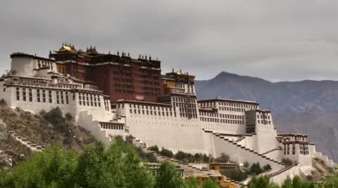 Timelapse Potala Palace Stock-Footage 11573707