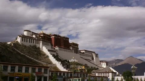 Timelapse Potala Palace Stock-Footage 11574748