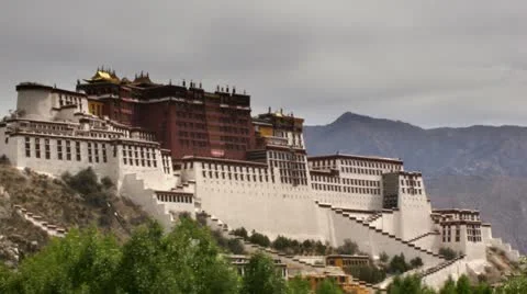 Timelapse Potala Palace 動画素材 11612079