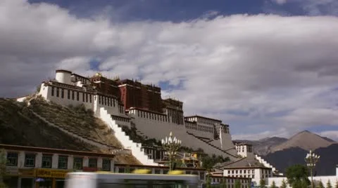 Timelapse Potala Palace 스톡 동영상 11612250