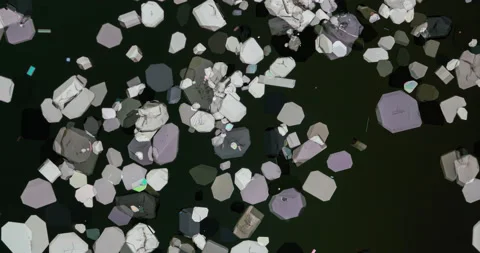 Timelapse of Potassium hydrogen tartrate crystallization under polarized light Stock Footage 116872980