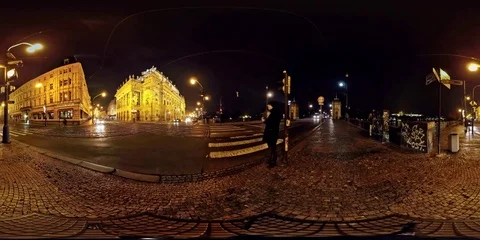TIMELAPSE PRAGUE 360 VR 動画素材 85056804