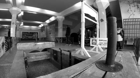 Timelapse preparing for sports competitions Stockbeeldmateriaal 48678138