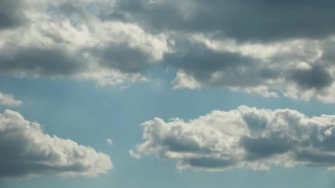 Timelapse Puffy Clouds Video stock 158778395