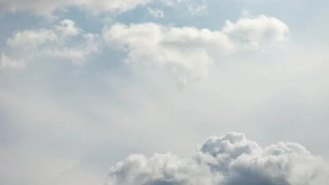 Timelapse Puffy to Dark Clouds Video stock 158778241