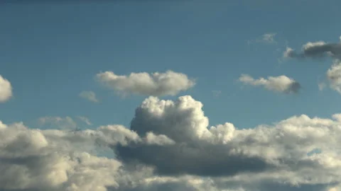 Timelapse Puffy White Clouds Stock-Footage 173808047